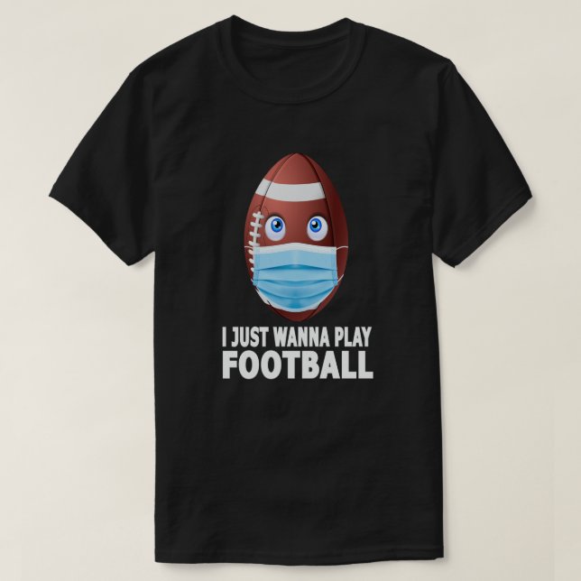 Ich spiele gerade Fußball T-Shirt (Design vorne)