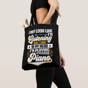 Ich spiele gerade Klavier, wenn ich lustig höre Tasche