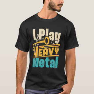Ich spiele Heavy Metal Posaunist Posaunist Funn T-Shirt