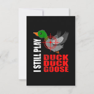 Ich spiele immer noch Entenente Gänse Funny Duck J Einladung