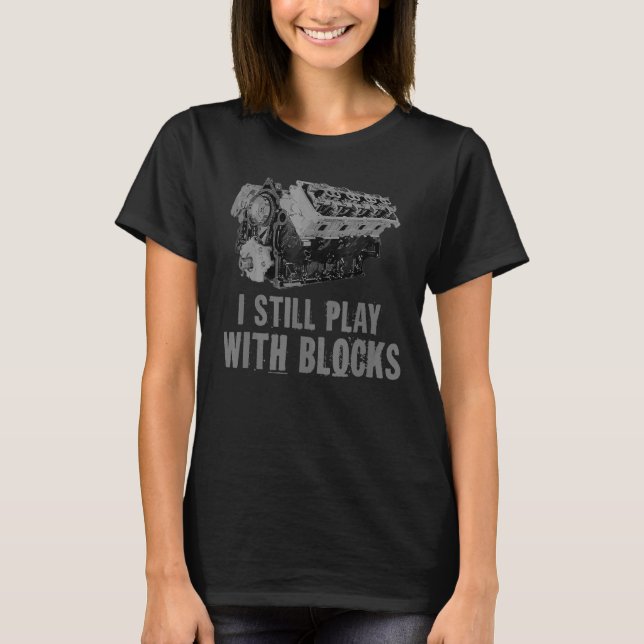 Ich spiele immer noch mit Blöcken, die einen Wartu T-Shirt (Vorderseite)