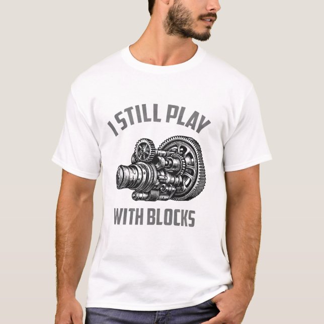 Ich spiele immer noch mit Blöcken, die einen Wartu T-Shirt (Vorderseite)