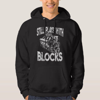 Ich Spiele Immer Noch Mit Blöcken - Lustiger Mecha Hoodie