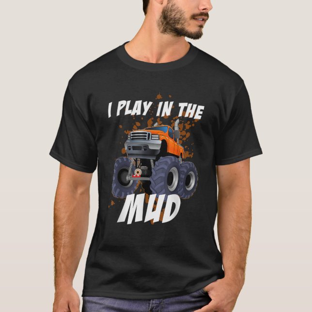 Ich spiele in der Schlammwurmpel-Schlammwurzel T-Shirt (Vorderseite)
