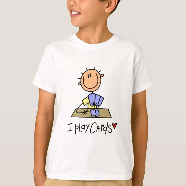 Ich spiele Karten-T-Shirts und Geschenke T-Shirt (Vorderseite)