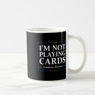 Ich spiele keine Karten - Frieden für die Ukraine Kaffeetasse