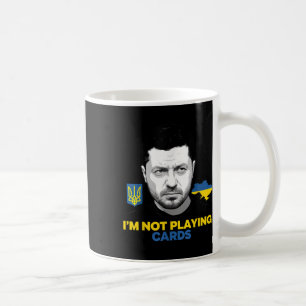 Ich spiele keine Karten für Zelensky Trump-Unterst Kaffeetasse