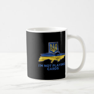 Ich spiele keine Karten für Zelensky Trump-Unterst Kaffeetasse