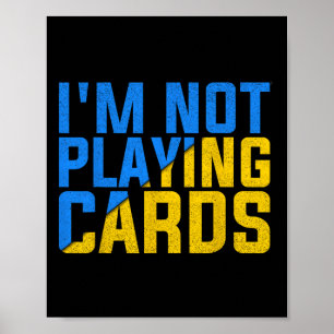 Ich spiele keine Karten United Ukraine 2025 Poster