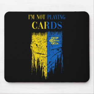 Ich spiele keine Karten Zelensky Trump unterstützt Mousepad