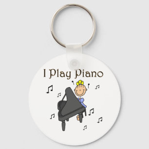 Ich spiele Klavier-T - Shirts und Geschenke Schlüsselanhänger
