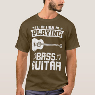 Ich spiele lieber Bass Guitar Premium T-Shirt