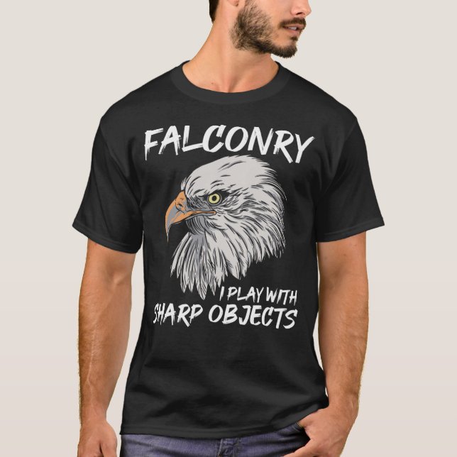 Ich spiele mit Sharp Objects Falcony T-Shirt (Vorderseite)