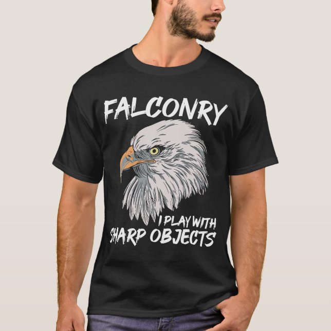 Ich spiele mit Sharp Objects Falcony T-Shirt (Vorderseite)