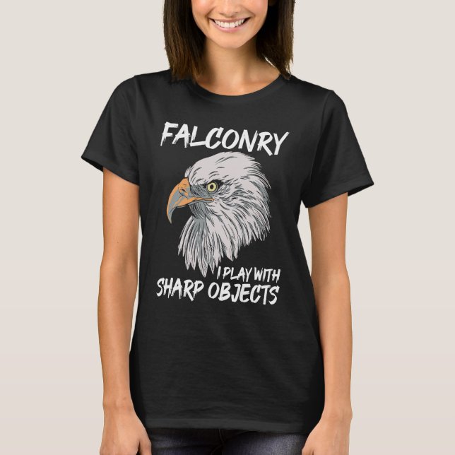 Ich spiele mit Sharp Objects Falcony T-Shirt (Vorderseite)