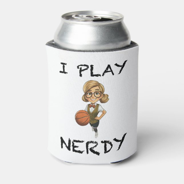 Ich spiele Nerdy Dosenkühler (Kanne Rückseite)
