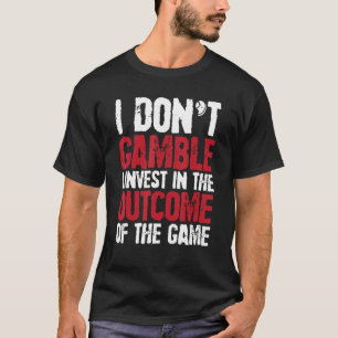 Ich spiele nicht, dass ich in das Spielergebnis in T-Shirt