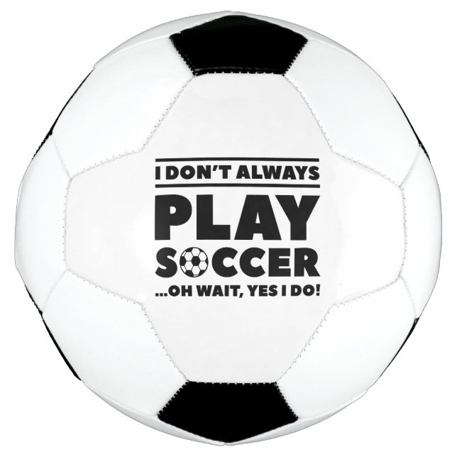 Ich spiele nicht immer Fußball (Vorderseite)