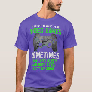 Ich spiele nicht immer Videospiele Funny Boys (5) T-Shirt