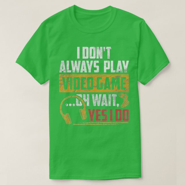 Ich spiele nicht immer Videospiele Funny Boys s (1 T-Shirt (Design vorne)