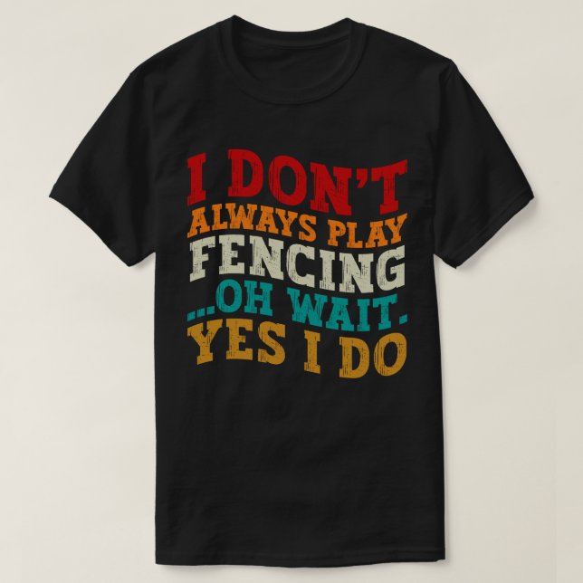 Ich spiele nicht immer zufällig... T-Shirt (Design vorne)