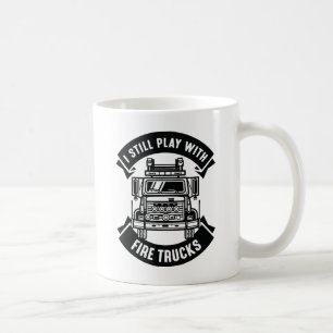 Ich spiele noch mit Feuerwehrfahrzeugen Kaffeetasse