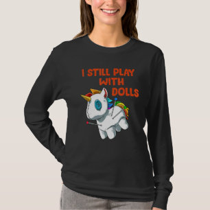 Ich spiele noch mit Puppen Voodoo Doll Unicorn T-Shirt