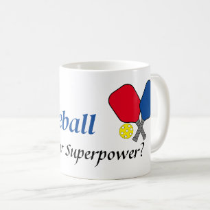 Ich spiele Pickleball-Supermacht Kaffeetasse