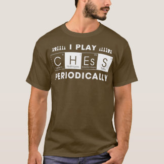 Ich spiele regelmäßig Schach Schach Funny Schach T-Shirt