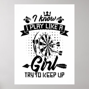 Ich spiele wie ein Mädchen Poster