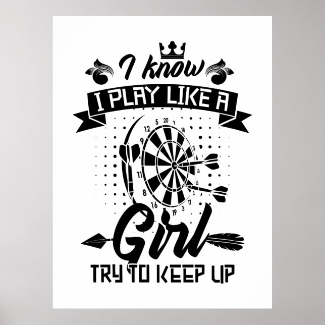 Ich spiele wie ein Mädchen Poster (Vorne)
