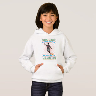 Ich spielte Fußball mit meiner Kopfhaut Hoodie