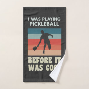 Ich spielte Pickleball, bevor es Cool war Handtuch