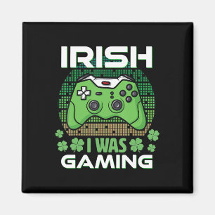 Ich spielte St Patricks Day Jungs Kinderspiel Sham Magnet