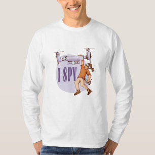Ich spioniere Drohnenpiloten und Drohnenkinder T-Shirt