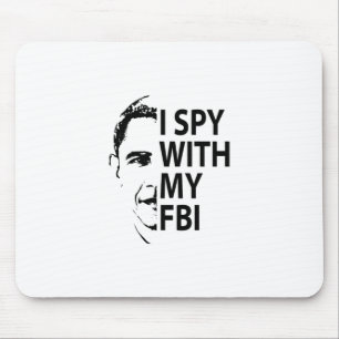 Ich spioniere mit meinem Fbi lustigen Spionagetor  Mousepad