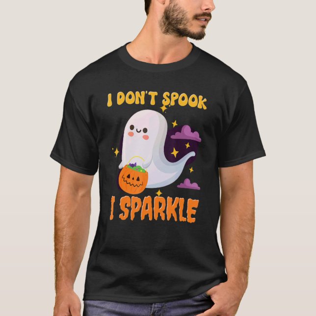 Ich sprach nicht, dass ich Niedliches GeisterHallo T-Shirt (Vorderseite)