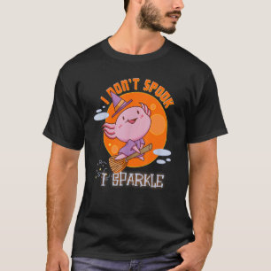 Ich sprach nicht, dass ich Sparkle Halloween Axolo T-Shirt