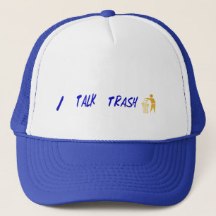 ICH SPRECHE ABFALL Hut Truckerkappe
