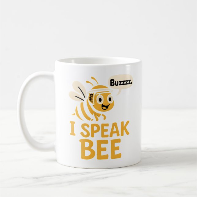 Ich spreche Bienenkäfer-Spaß Kaffeetasse (Links)