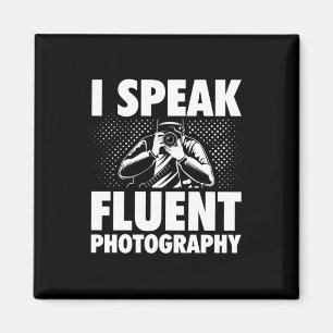Ich spreche fließend Fotografie Magnet