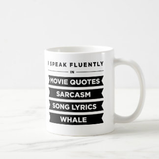 Ich spreche fließend herein kaffeetasse