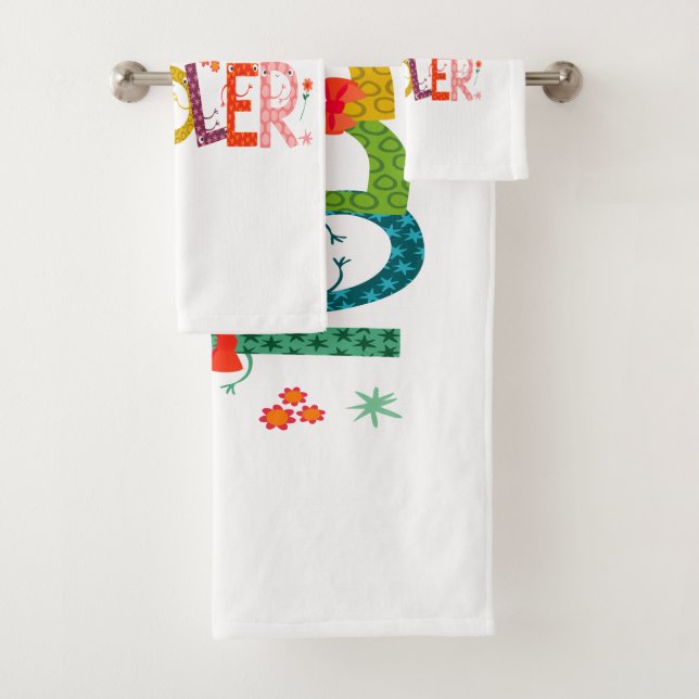 Ich spreche fließend Kleinkind - Mama, Geschenk de Badhandtuch Set (Insitu)
