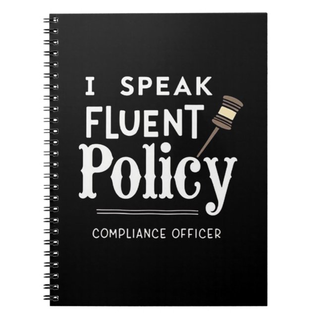Ich spreche fließend Richtlinien – Compliance Offi Notizblock (Vorderseite)