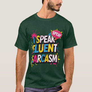 Ich spreche fließend Sarkasmus vintage T-Shirt