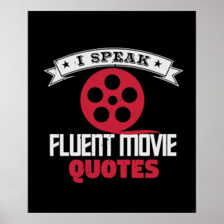 Ich spreche fließend Video Quotes Poster