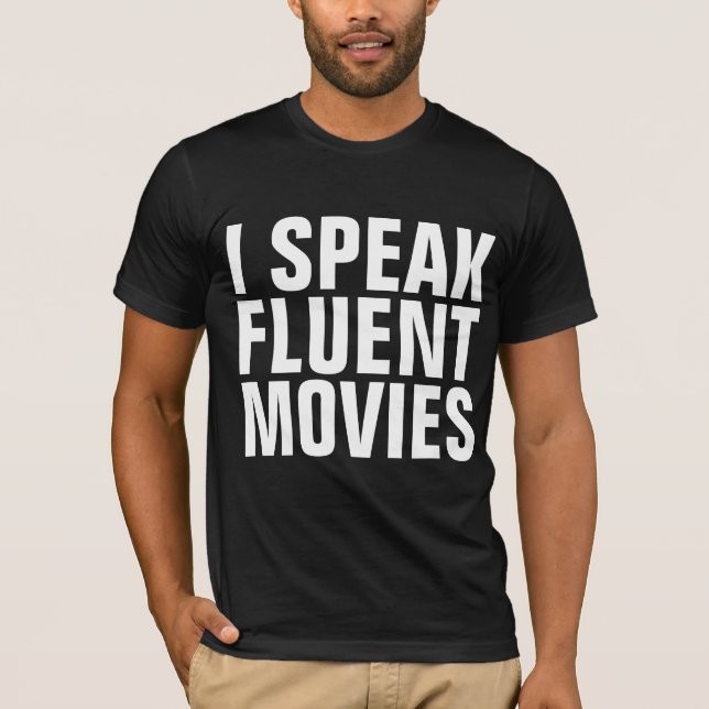 ICH SPRECHE FLUENT FILME T - SHIRT (Vorderseite)