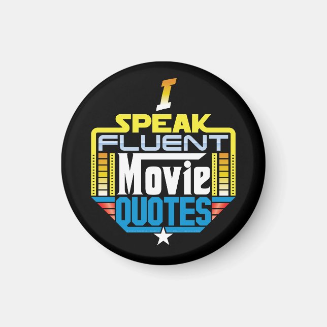 Ich spreche Fluent Movie Quotes Magnet (Vorne)