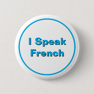 Ich spreche Französisch Button