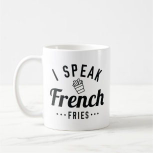 Ich spreche Französisch Fries Kaffeetasse